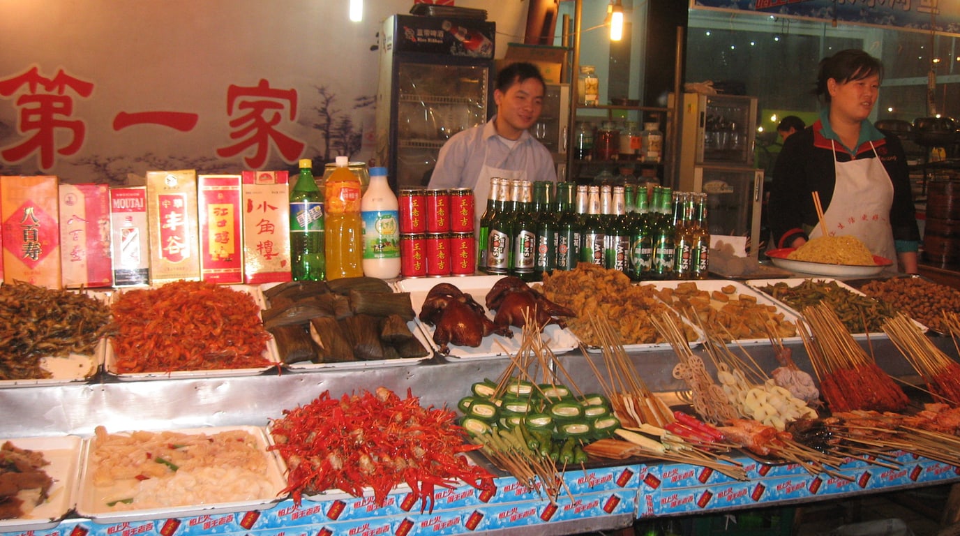 Restaurant interior in China