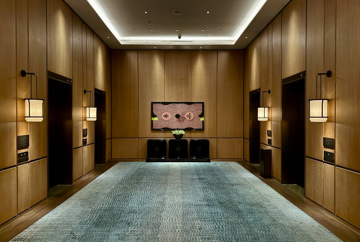 Hotel lobby in China