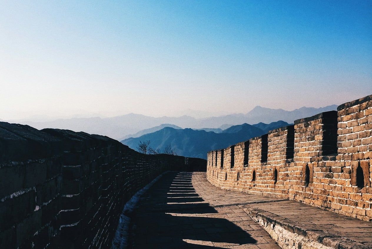 Great Wall landscape in northern China