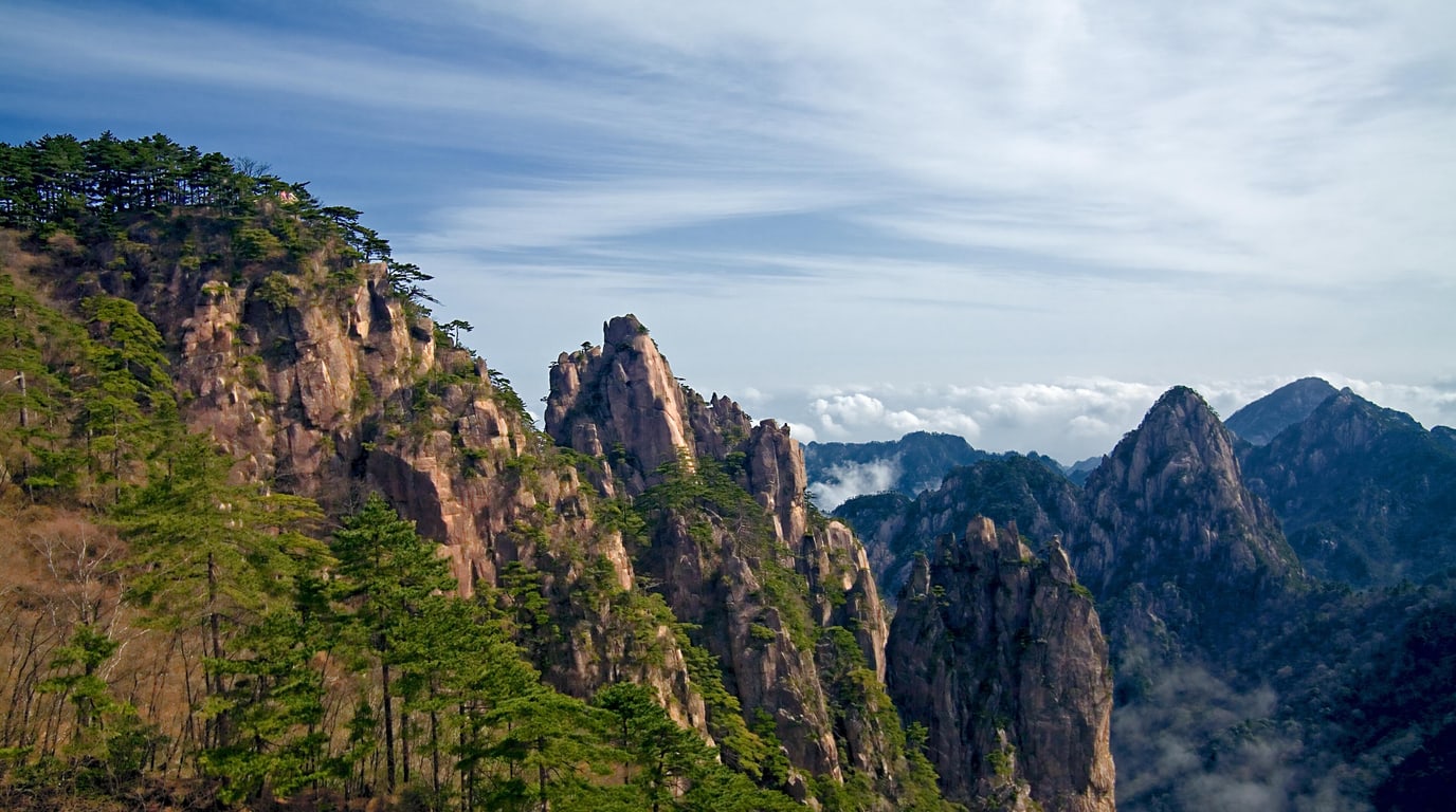 Huangshan mountains in Anhui