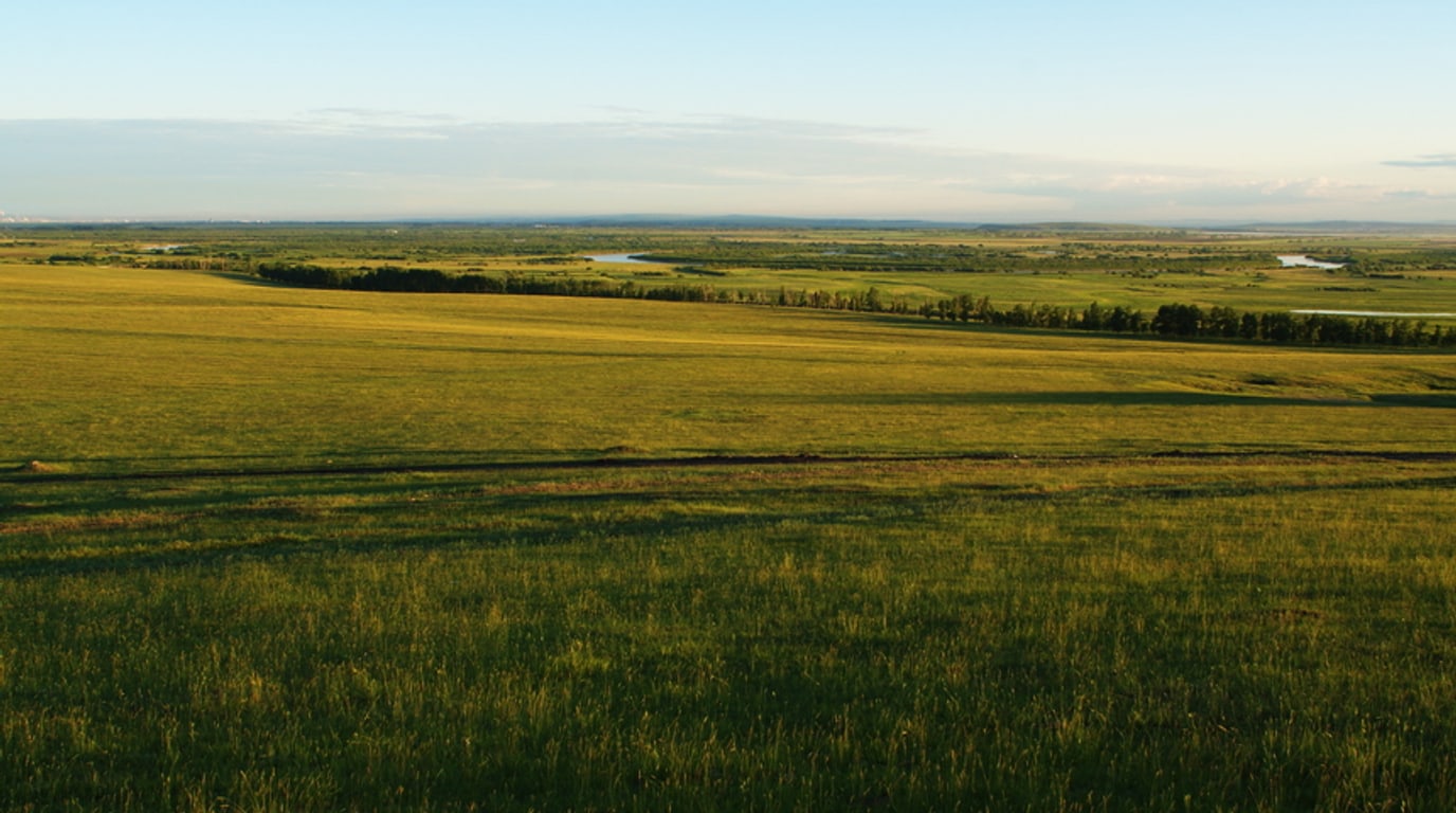 Hulunbuir grassland in Inner Mongolia