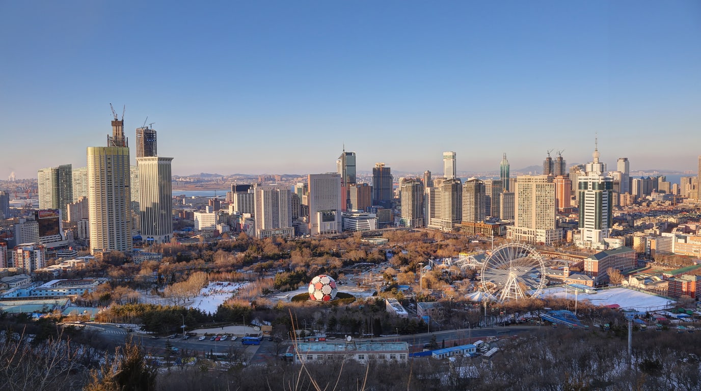 Dalian coast in Liaoning