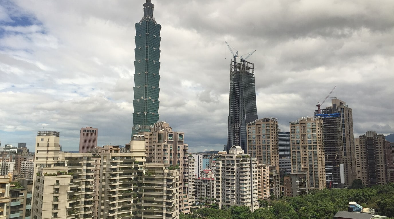 Taipei 101 skyline in Taiwan