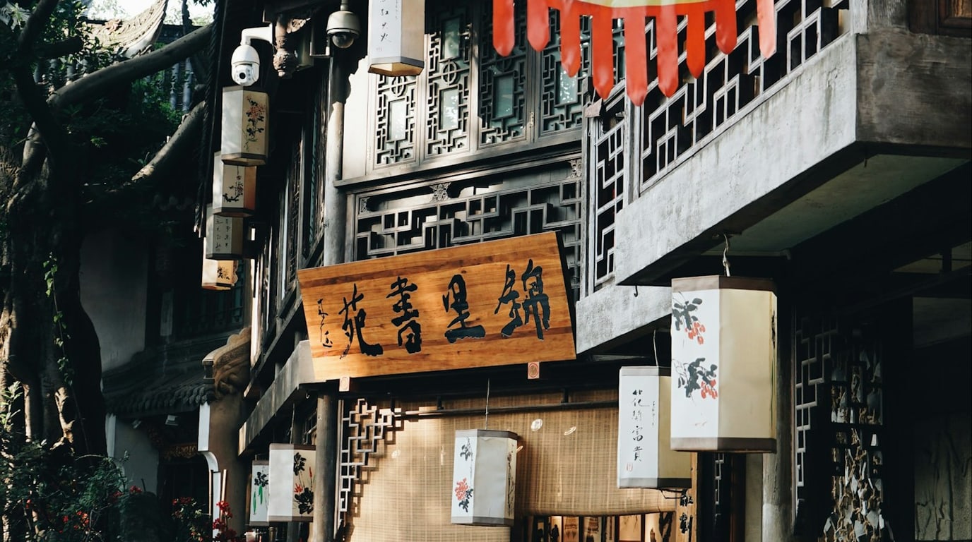 Tea shop in Chengdu